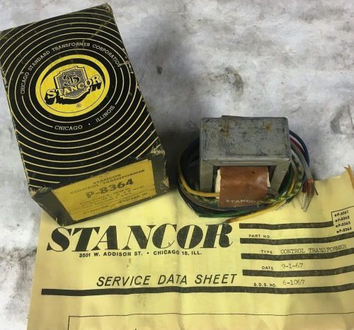 *NEW* STANCOR- CONTROL TRANSFORMER P-8364 117V 50-60 CYL