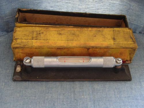 ** 98 8&#034; STARRETT MACHINIST LEVEL in ORIGINAL BOX * ATHOL MASS USA **