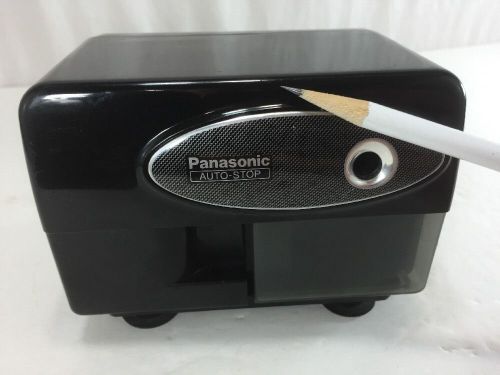 Vintage Panasonic Auto Stop Electric Pencil Sharpener Kp 310 Black Woodworking