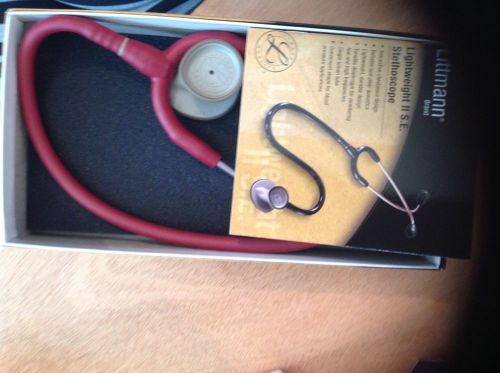 3M Littmann Lightweight II SE Stethoscope 28 inch Burgundy 2451