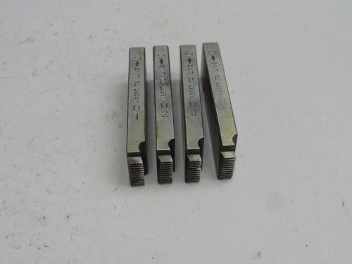 Ridgid high speed stainless universal pipe threader die set 1/2&#034;-3/4&#034; npt #2 for sale