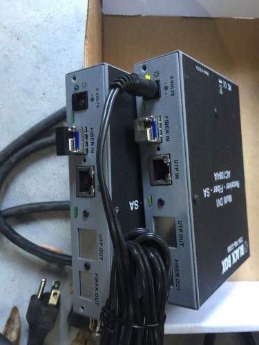 Lot&#039;s of 6 black box 724-746-5500 multi dvi-receiver fiber-sa ac1084a for sale