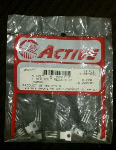 5 volt 1a positive fixed volt regulator 10 pack