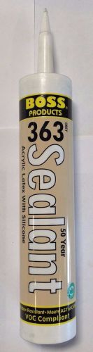 ~DiscountHVAC~36303-Boss Grey 50 Year Sealant Acrylic Latex With Silicone 10.1oz