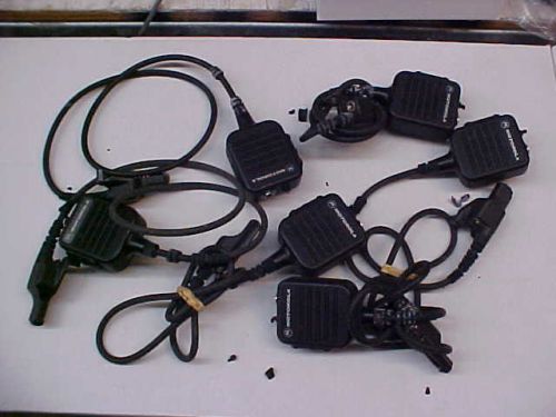 Final motorola vhf uhf 800 public safety mic ht1000 mts2000 nmn6228c 6ea lot #75 for sale