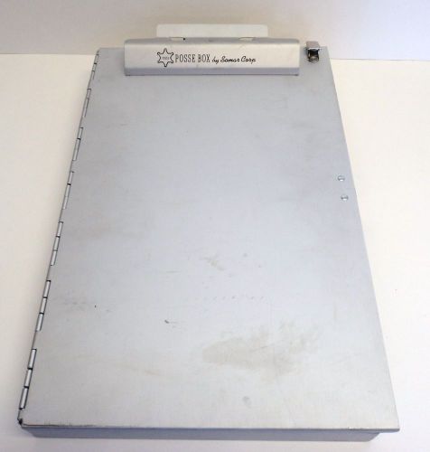 Posse Box Somar Corp. Silver Bottom Open Clipbox Clip Board