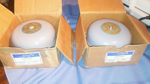 Lot of 2 NEW Edwards Signaling Adaptabel 340-6N5 6 Inch Vibrating Bell 120VAC