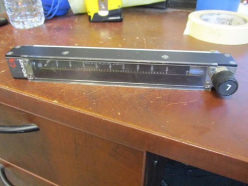 Brooks Sho-Rate Mechanical Flowmeter 1355EE2CCNE1A 200 PSIG 500-4500 SCCM Used