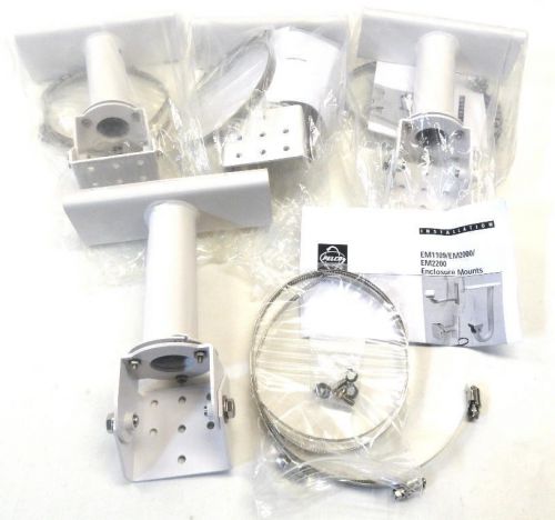 4x New Pelco EM1109 Security Camera Enclosure Mount w/ Adjustable Swivel