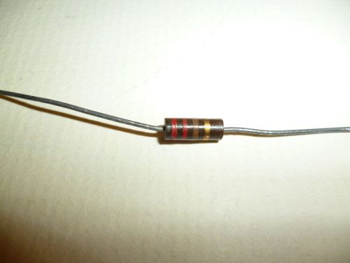 Resistor - lot of 5 - 220 ohm - 1/2 watt  - carbon comp 5%