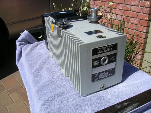 PFEIFFER BALZERS UNO 016B SINGLE STAGE VACUUM PUMP