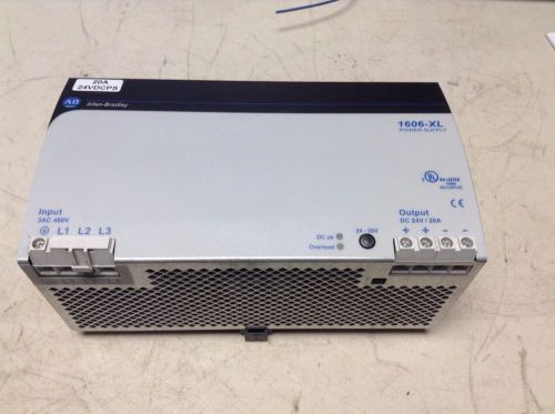 Allen Bradley 1606-XL480E-3 20 Amp 24 VDC Power Supply 1606XL480E3 1606-XL480E