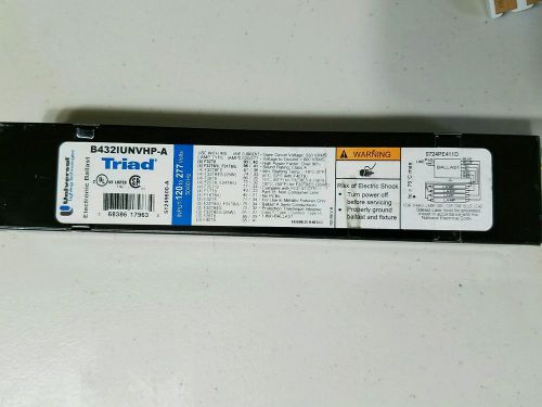 Universal Triad Ballast 120-277v 3-4 lamp T8  Lot of 10