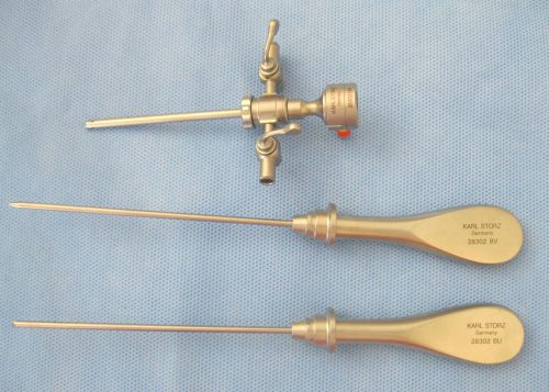 Karl Storz 28303DR Arthroscope Sheath with 28302BU &amp; 28302BV Obturator - 60 Day