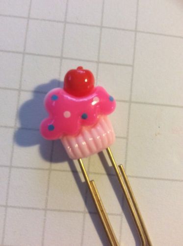 Cupcake  Planner Clip |FiloFax|Erin Condren|Happy Planner|Kate Spade|Resi