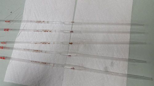 5 Kimax 4 mL Class A Volumetric Glass Pipet Pipette 37004