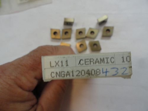 Tungaloy CNGA432 Ceramic Turning Inserts, Grade LX11, 6801833