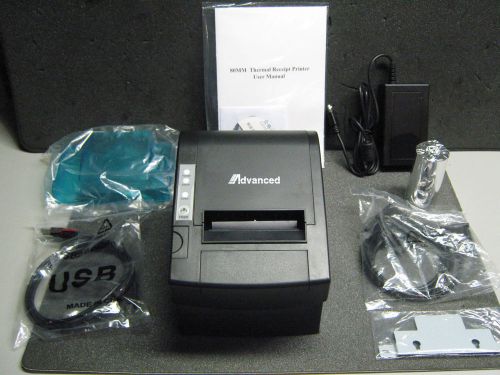 Thermal Receipt Printer USB/SERIAL 80mm POS  260mm/sec, Auto Cutter, TP026 NEW!!