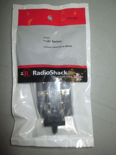 DPDT Knife Switch 275-1537 By RadioShack  NEW