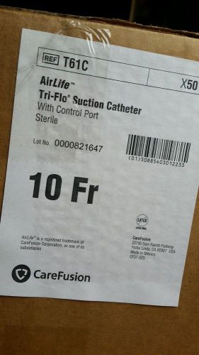 Airlife triflo suction catheter 10 fr..box of 50