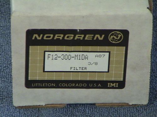 Norgren f12-300-m1da filter water seperator new in box for sale