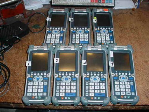 Lot of 7 Intermec CK60/CK61 Numeric Function Handheld Computers, Power On. &gt;I2
