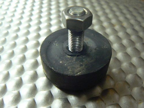 Oem marsh stencil machine part, models r h q s: rp77 rubber foot with bolt &amp; nut for sale