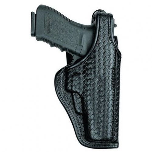 Bianchi 22051 defender ii duty holster black plain faux leather lh for glock 17 for sale