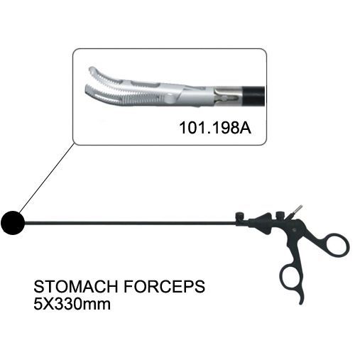 FDA Stomach Grasing Forceps 5X330mm Laparoscopic Autoclavable Grasper Sale