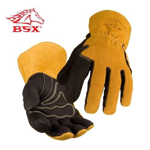 Revco black stallion bsx premium pigskin cowhide mig welding gloves  bm88-3x for sale