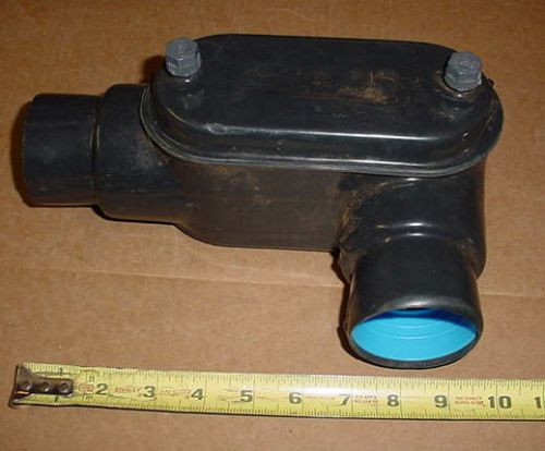 2 IN OCAL BLUE 734A CONDUIT BODY THOMAS BETTS PVC COATED 90 PLASTI BOND