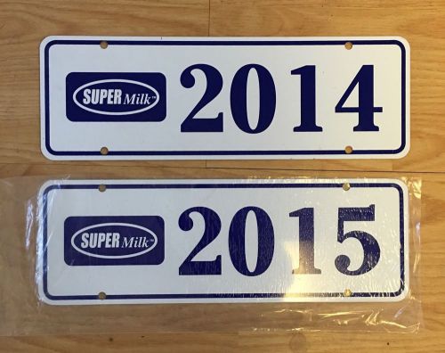 Super Milk 2014 2015 Dairy Beef Farm Signs NEW