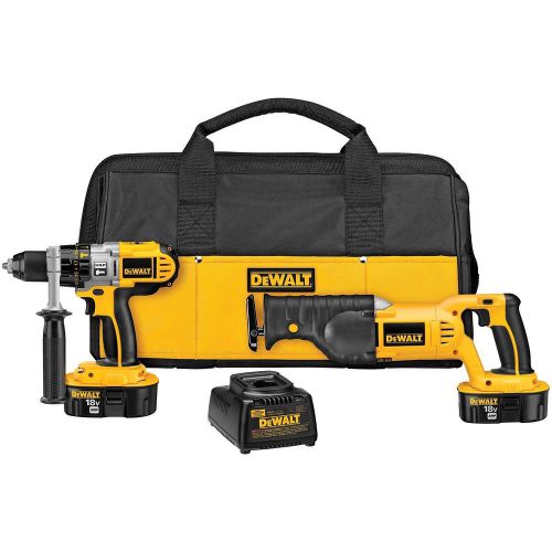 DeWALT DCK251X 18v XRP Hammerdrill / Reciprocating Saw Combo Kit NEW