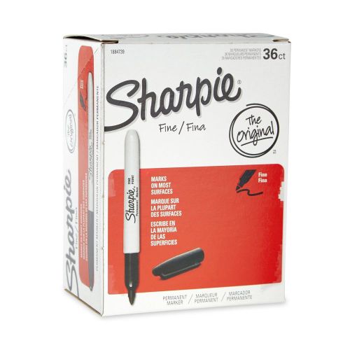 Sharpie - Permanent Marker, Fine Point, Select Color - 36/Pack