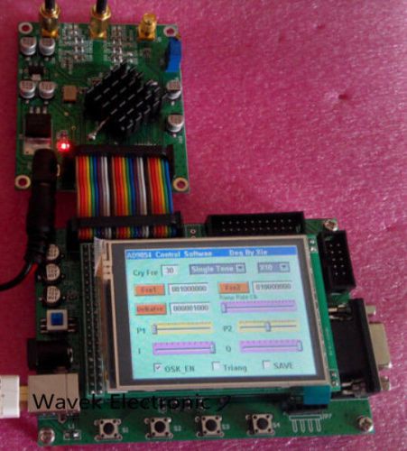 AD9854 300Mhz DDS Signal Generator + TFT LCD Development board STM32F103