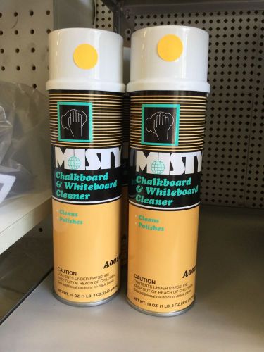 Lot of 11 cans - misty chalkboard and whiteboard cleaner - schools, offices, etc for sale