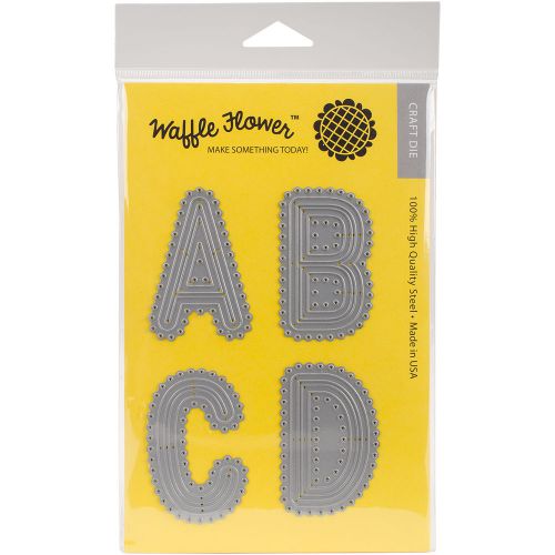 Waffle Flower Die Set-A-Z Letter Set 019962467424