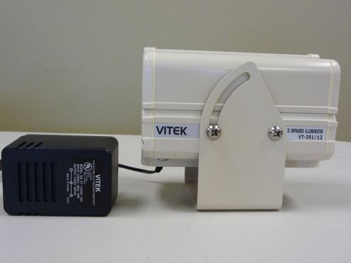 VITEK LED Infrared Illuminator VT-IR1/12 VT-IR1-12 with Power Supply Adapter