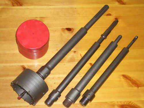 3 3/4&#034; 3.75&#034; concrete core drill bit spline sds  sds max triangle round-hex for sale