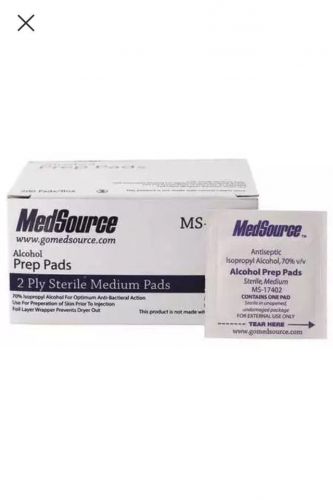 Alcohol Prep Pad, Medsource, MS-17402 Quantity 800