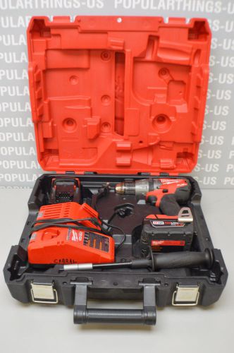 Milwaukee 2704-22 18 Volt M18 FUEL REDLithium-Ion Hammer-Drill Kit 2704-20