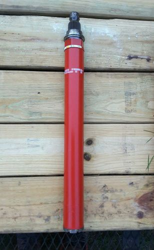 HILTI DD-BS 2&#034; - 17&#034; Diamond Core Drill Bit + Dd-bu adapter included