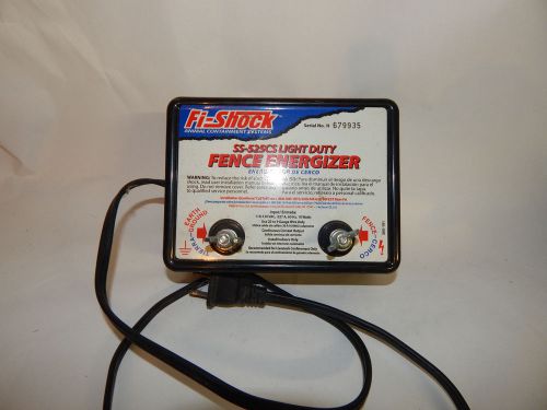 Fi-Shock SS-525CS AC Powered Light Duty Electric Fence Energizer