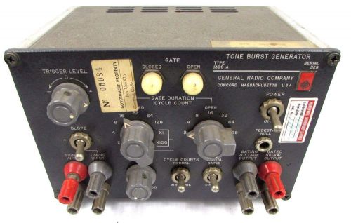 GENERAL RADIO GR TONE BURST GENERATOR 1396-A 1396A 105-125 V 50-60c