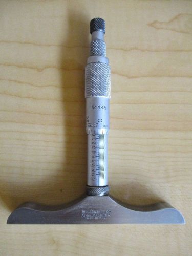 Starrett No. 445 Micrometer Depth Gauge