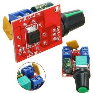HOT DC 3V-35V PWM DC Motor Speed Controller Adjustable Switch LED Fan Dimm US79