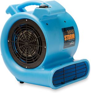 Max Storm 1/2 HP Durable Lightweight Air Mover Carpet Dryer Blower Floor Fan for