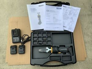 PANDUIT CT-2500/L HYDRAULIC CRIMPING TOOL w/ CT-2523CH CRIMP HEAD &amp; CASE