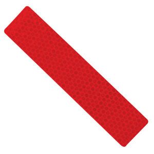 Hillman 3 in.   W X 24 in.   L Red Reflective Safety Tape 1 pk