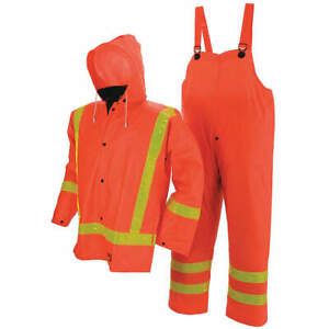 VIKING 2110FR-XXXL FR 3 Piece Rain Suit,Orange,3XL